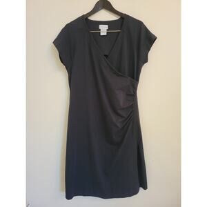 Soft Surroundings Dress Shapely Anywhere Faux Wrap Dress SZ L